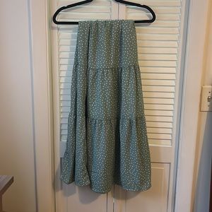 Bohemian maxi skirt